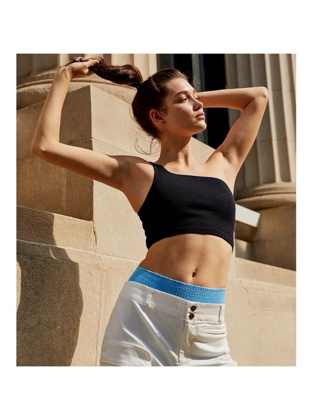 NEW✨FREE PEOPLE MOVEMENT FREE THROW ONE SHOULDER CROP / M/L